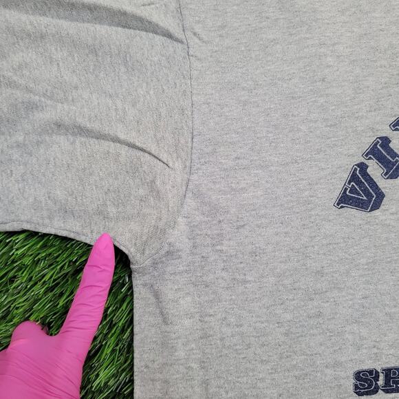 Vintage 80s Villanova University Shirt Large 21x25 Arch-Spellout - Picture 5 of 15